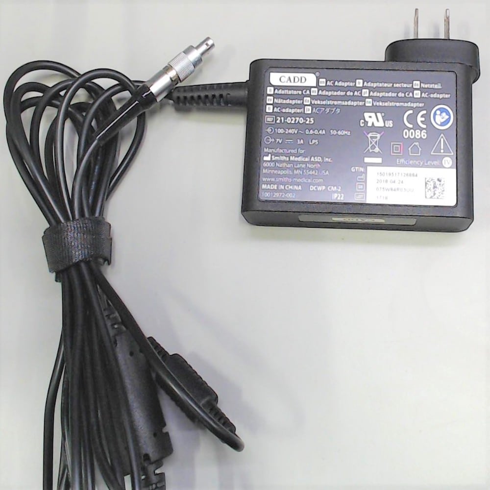 Smiths Medical Cadd Solis AC Adapter